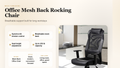Office Mesh Back Rocking Chair detail graphic - MEGA Furnishing