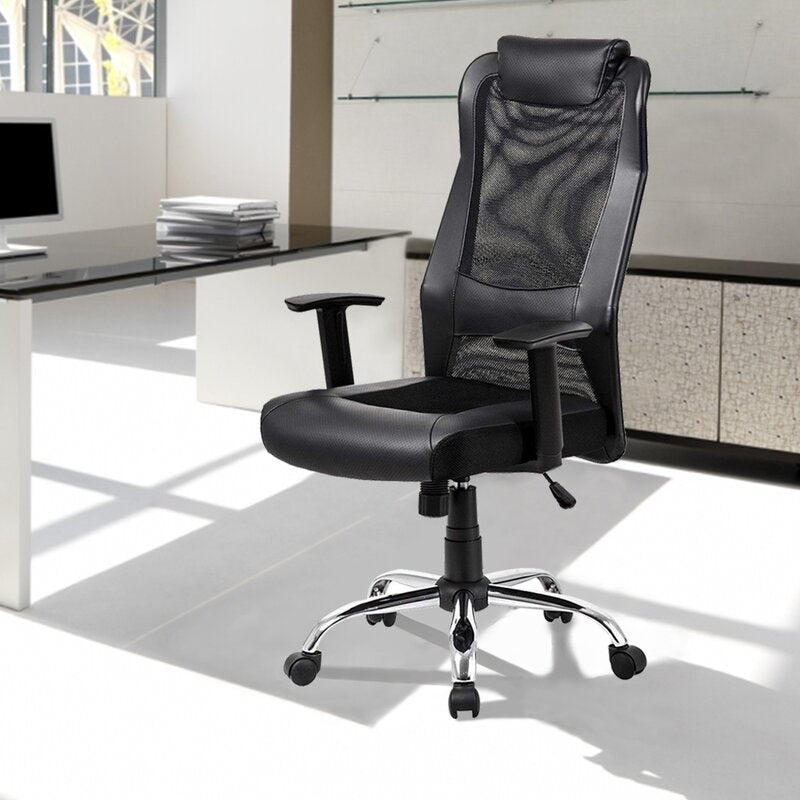 Office Mesh Back Rocking Chair - MEGAFURNISHING