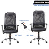 Office Mesh Back Rocking Chair - MEGAFURNISHING