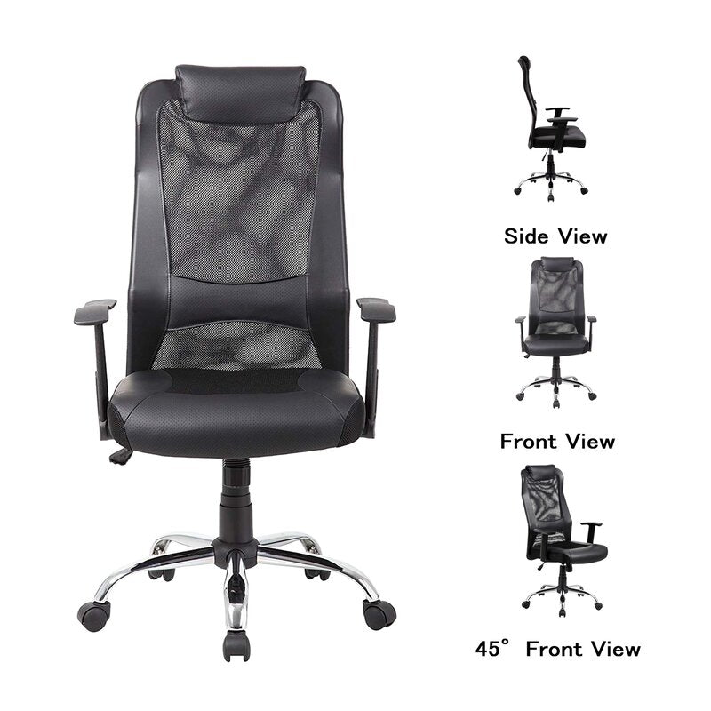 Office Mesh Back Rocking Chair - MEGAFURNISHING