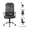 Office Mesh Back Rocking Chair - MEGAFURNISHING