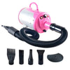 SHELANDY 3.2HP Stepless Adjustable Speed Pet Hair Force Dryer Dog Grooming Blower with Heater - MEGAFURNISHING