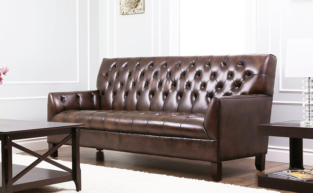 Huntington Hand-Made Imitation Midcentury Sofa - MEGAFURNISHING