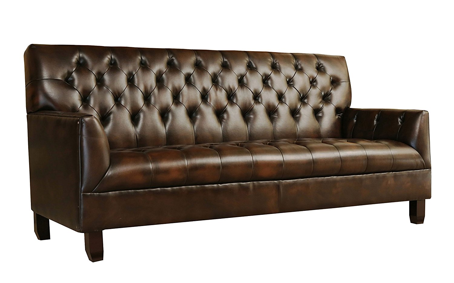 Huntington Hand-Made Imitation Midcentury Sofa - MEGAFURNISHING