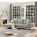 Linen Modern Sectional Left Chaise - MEGAFURNISHING