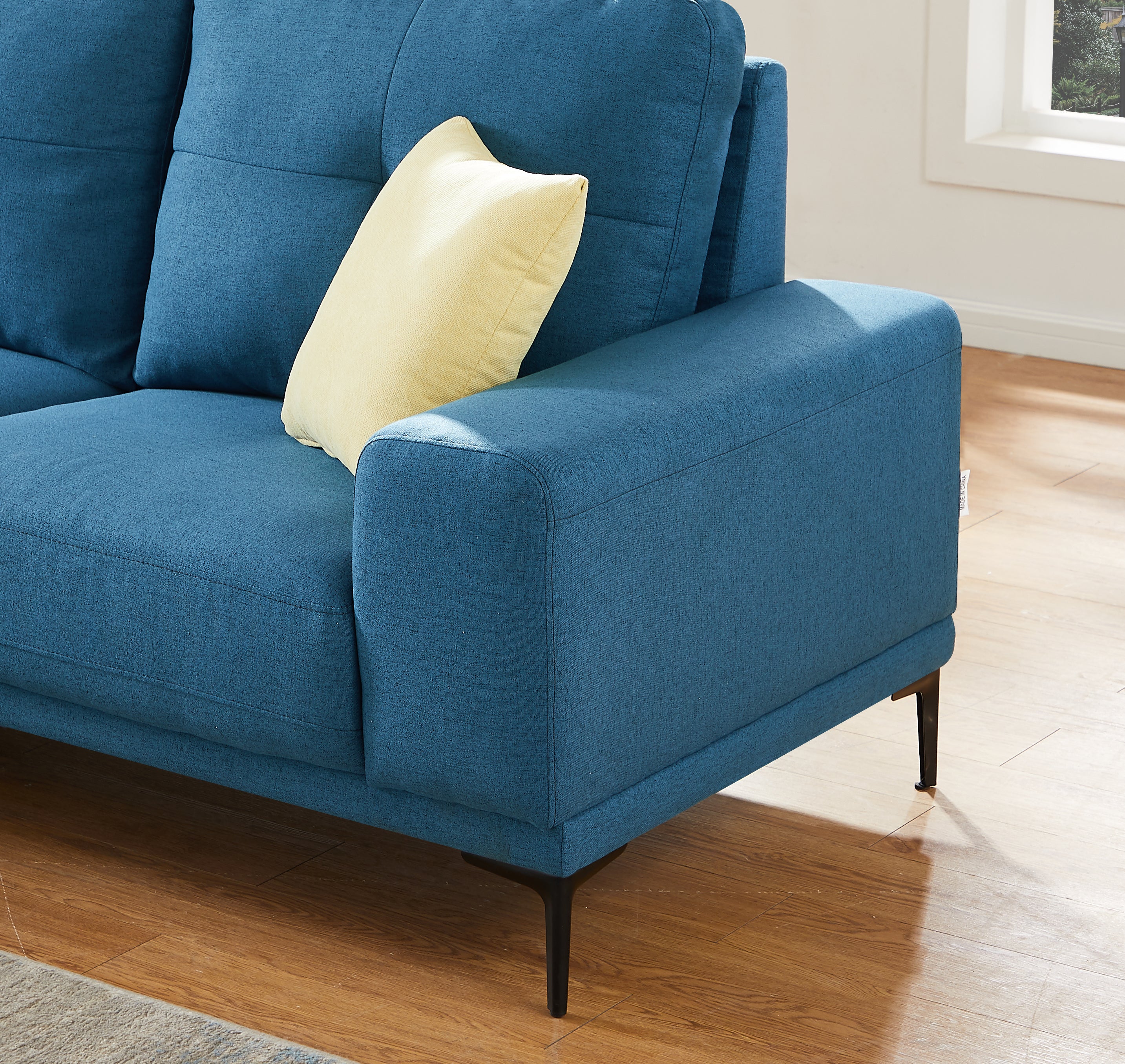 Linen Modern Sectional Left Chaise - MEGAFURNISHING