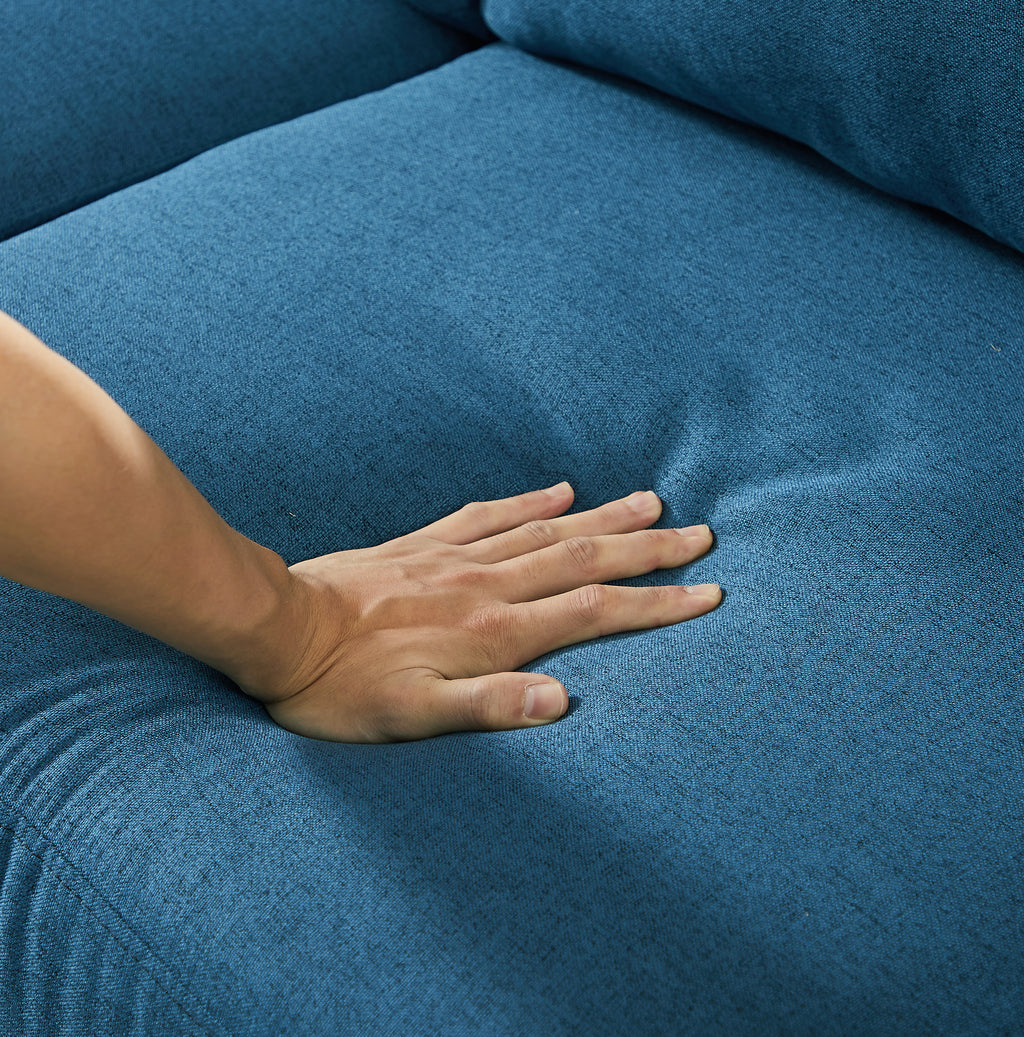 Linen Modern Sectional Left Chaise - MEGAFURNISHING