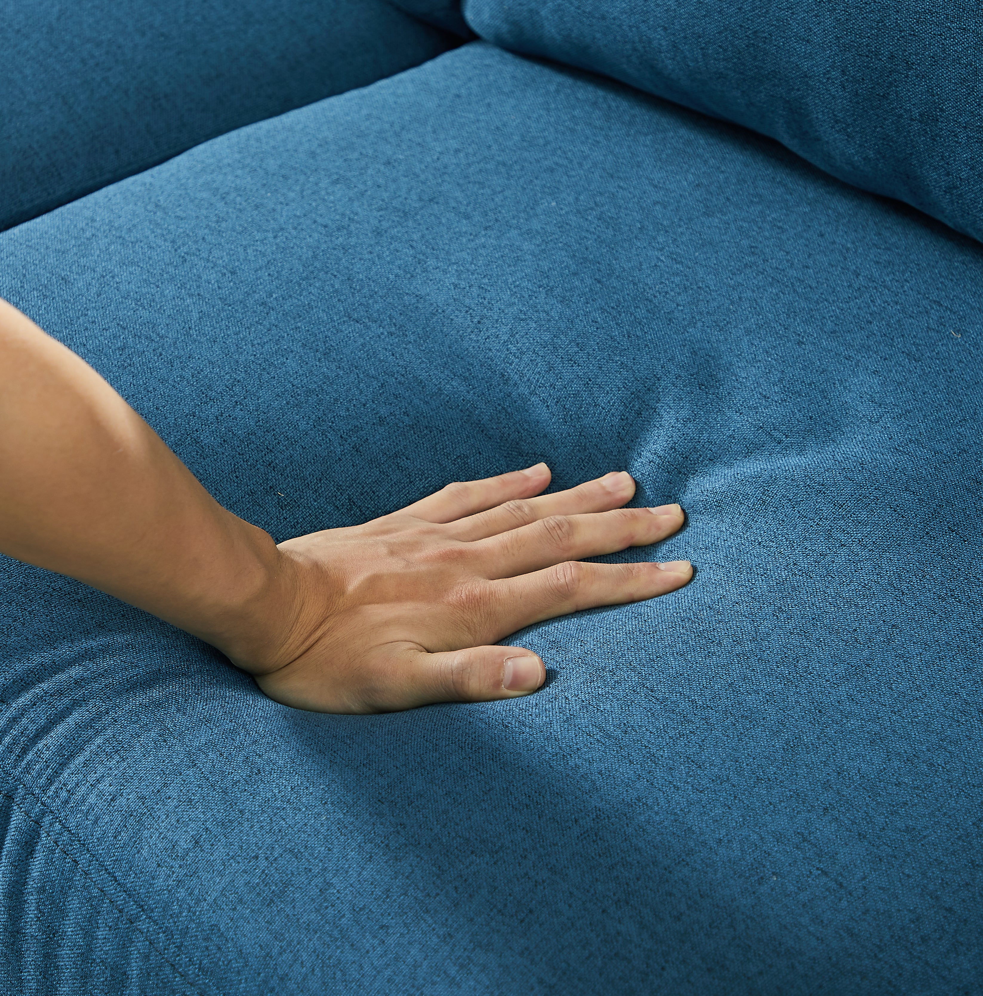 Linen Modern Sectional Left Chaise - MEGAFURNISHING