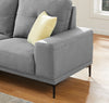 Linen Modern Sectional Left Chaise - MEGAFURNISHING